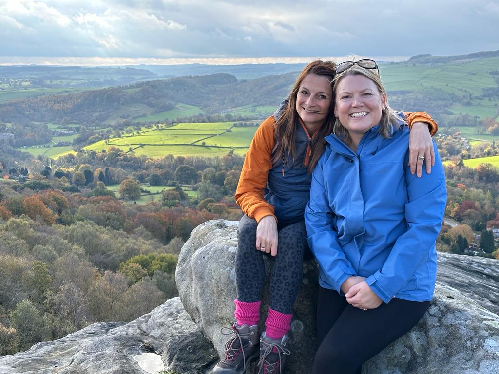 Smiling People Froggatt Edge Peak District