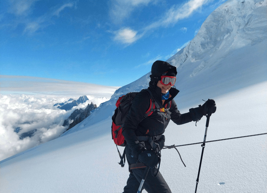 Climbing up Mont Blanc - Ewa's Trek Training Success Story