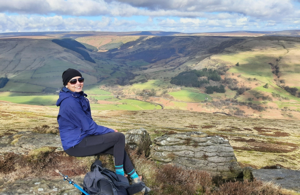View from North Kinder Scout Peak District