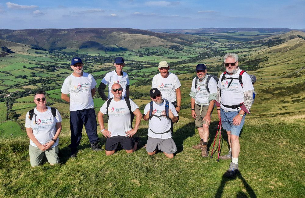 Group on Rushup Edge, Edale Peak District