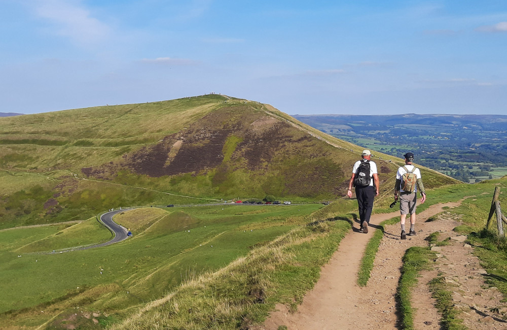 Mam Tor View from Rushup Edge Peak District