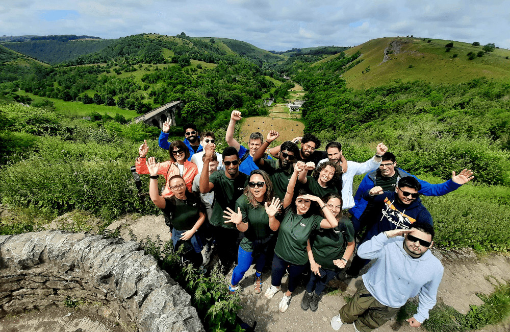 Group at Monsal Head Peak District Diversity