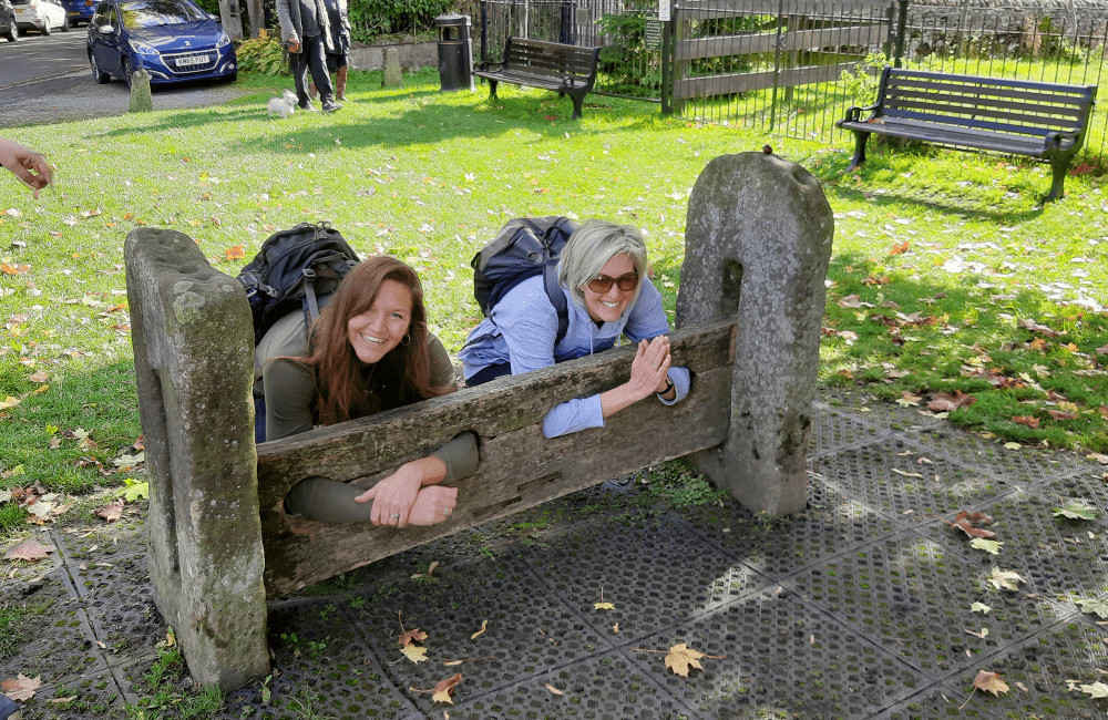 Eyam History - in the Stocks Peak District