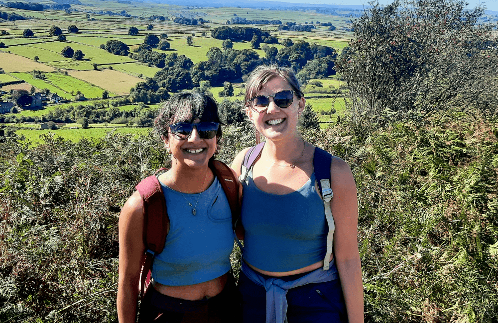 Yoga group Eyam Peak District Diversity