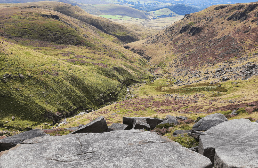 Bleaklow Higher Shelf Stones Superfortress Guided Walk Dowstone Clough Peak District