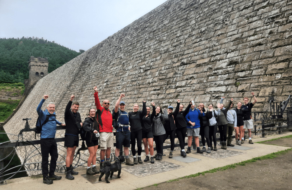 Happy Corporate Group Dambusters Derwent Dam Peak District