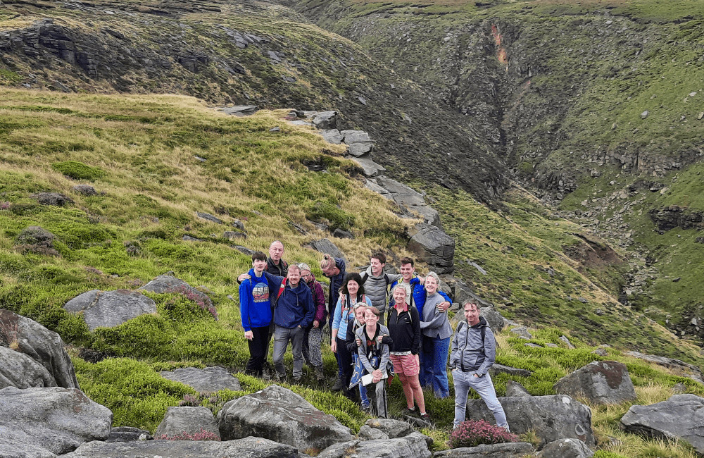 Family Group Bleaklow Peak District