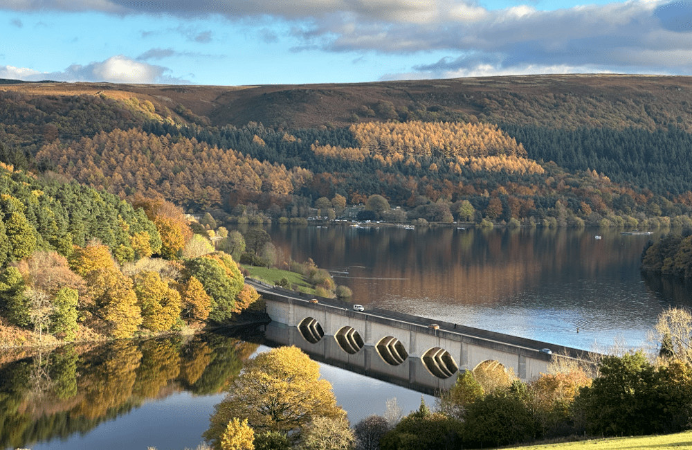 Ladybower Reservoir Peak District Winter