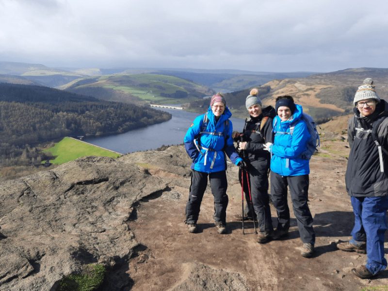 Happy Corporate Group Peak District Bamford Edge
